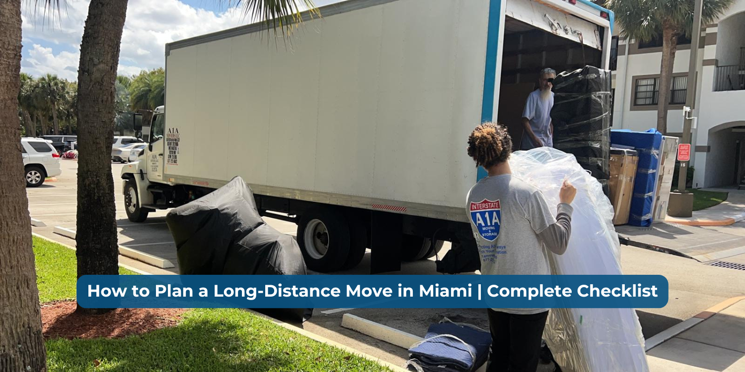 How to plan a long distance move in Miami