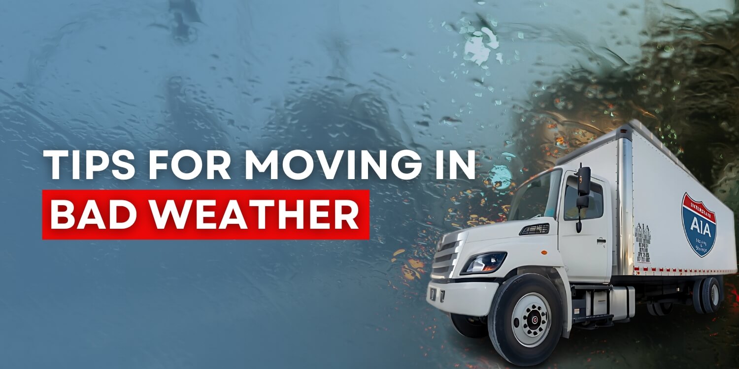 moving in bad weather